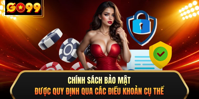 Chính sách bảo mật được quy định qua các điều khoản cụ thể